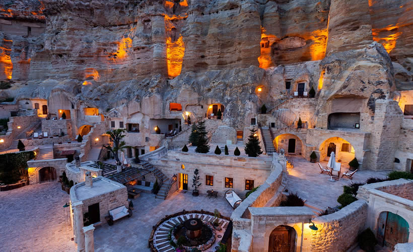 Cave hotels in Cappadocia Turkey 2