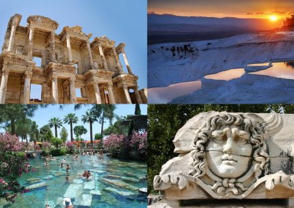 Pamukkale and Ephesus Tour by Plane